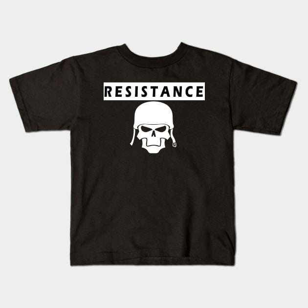 RESISTANCE shirt Kids T-Shirt by noobe